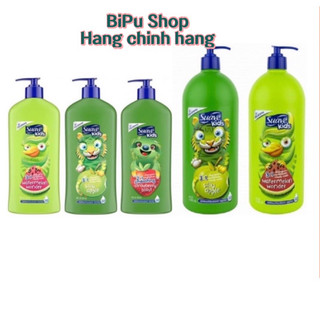 Sua täm, goi, xá tre em suave kids 3in1 hong to xanh, dâu, dua hau