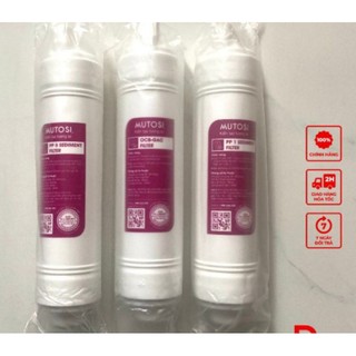 Bộ lõi lọc đúc 123 mutosi - bộ 3 lõi lọc thô đúc nguyên khối - hàng chính hãng
