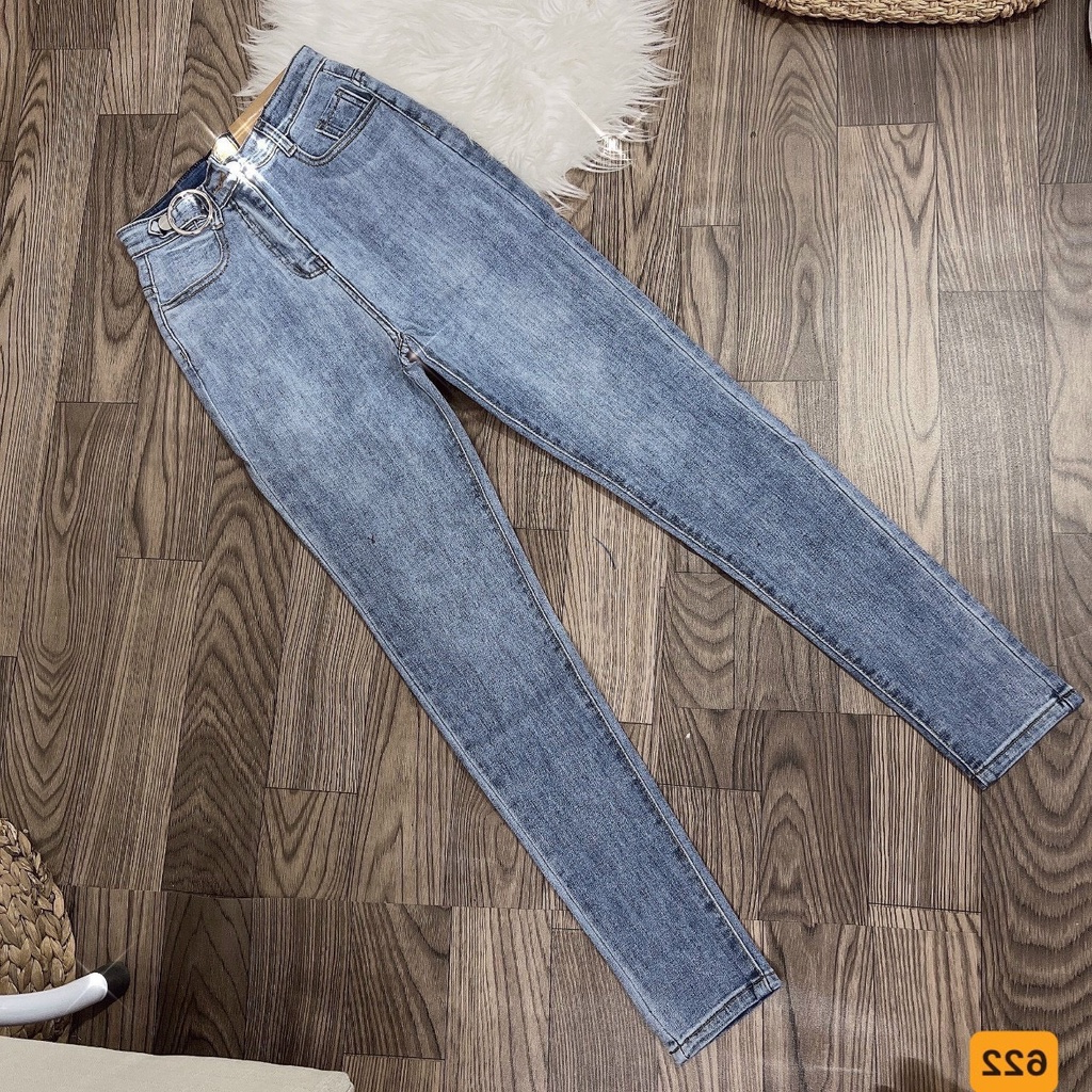 Quần jean nữ lưng cao skinny ôm dáng, quần bò nữ co giãn mẫu mới thời trang cao cấp A-T Fashion - MQ622