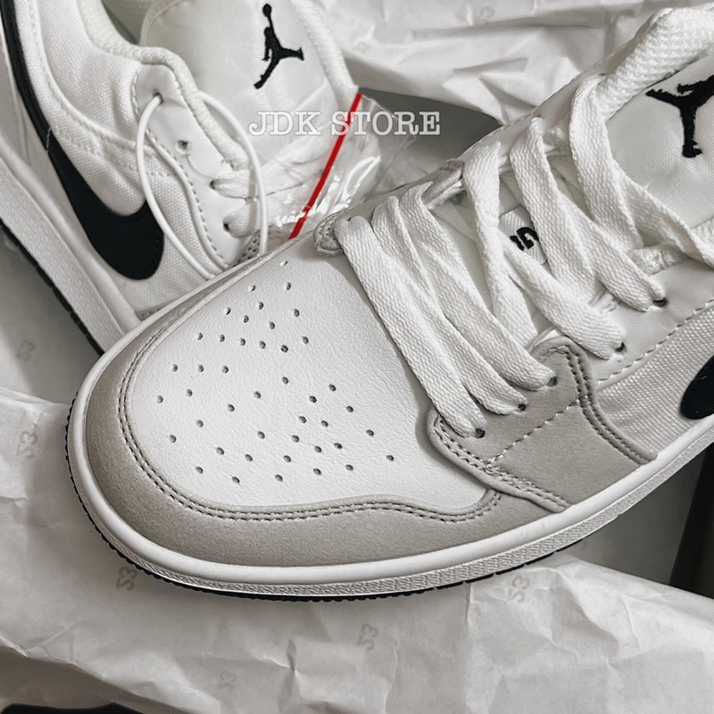 JDK STORE_Giày Sneaker JD1 Low Xám Canvas