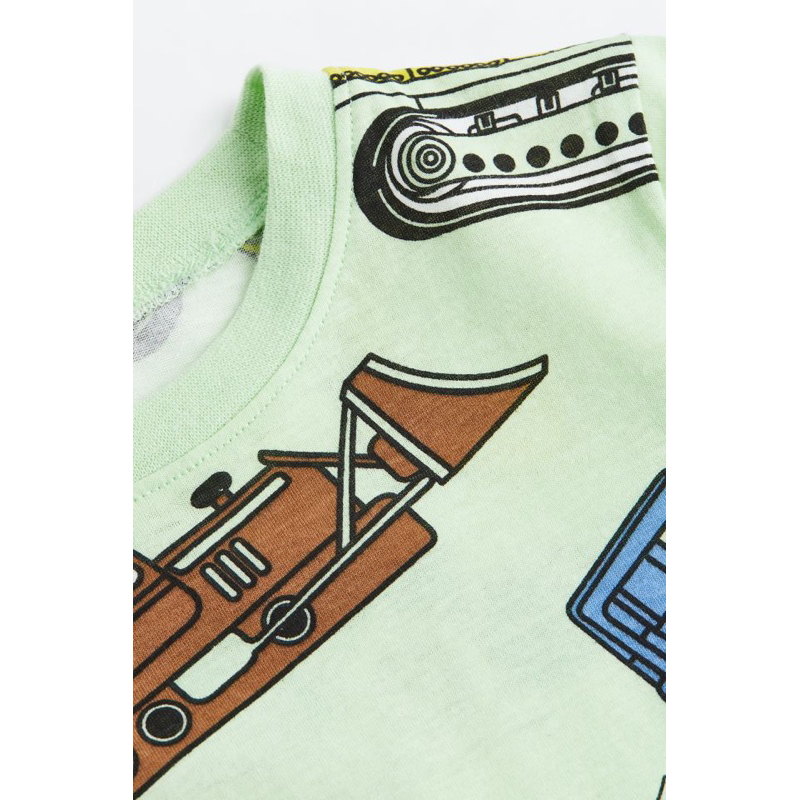 Áo phông cộc tay bé lớn HM auth 18m-10y