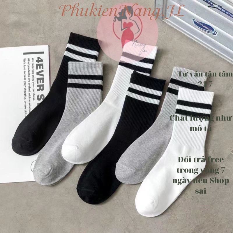 Tất Cổ Cao Phong Cách Basic Dành Cho Nam Nữ Unisex