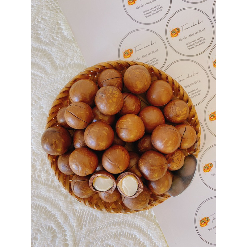 Hạt Macca nứt vỏ | 300-500gr | Đặc Sản Đà Lạt