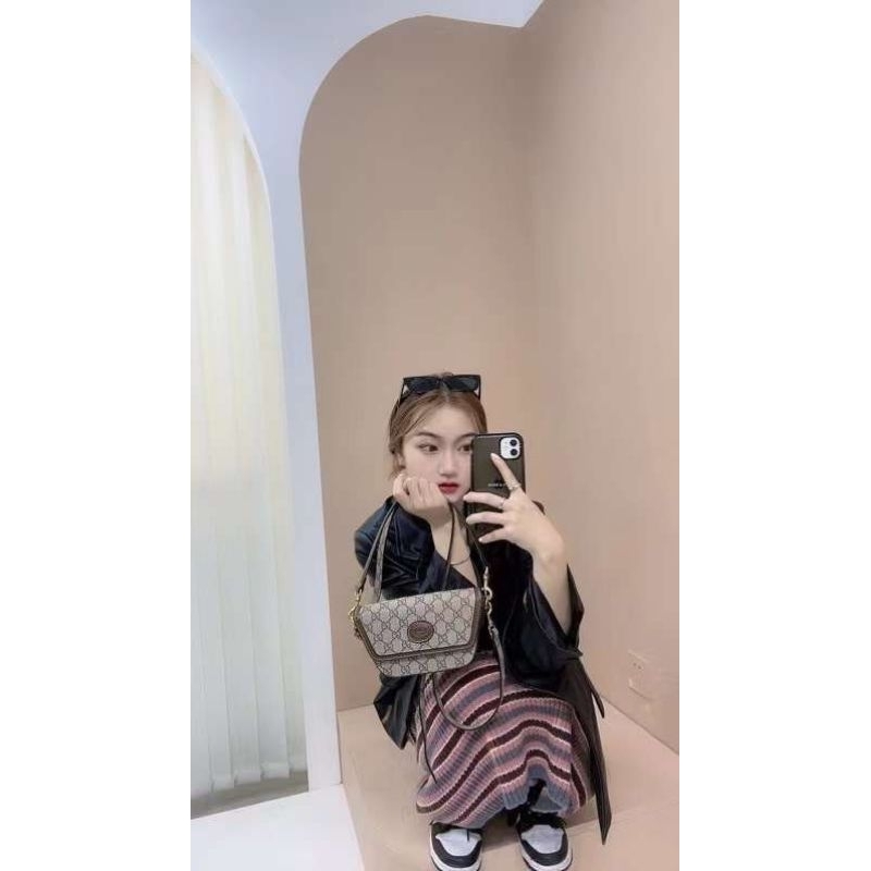 Túi xách nữ hot hit mẫu mới tinh G.C (đáy sz15- miệng sz19) kèm 2 dây đeo đẹp dã man