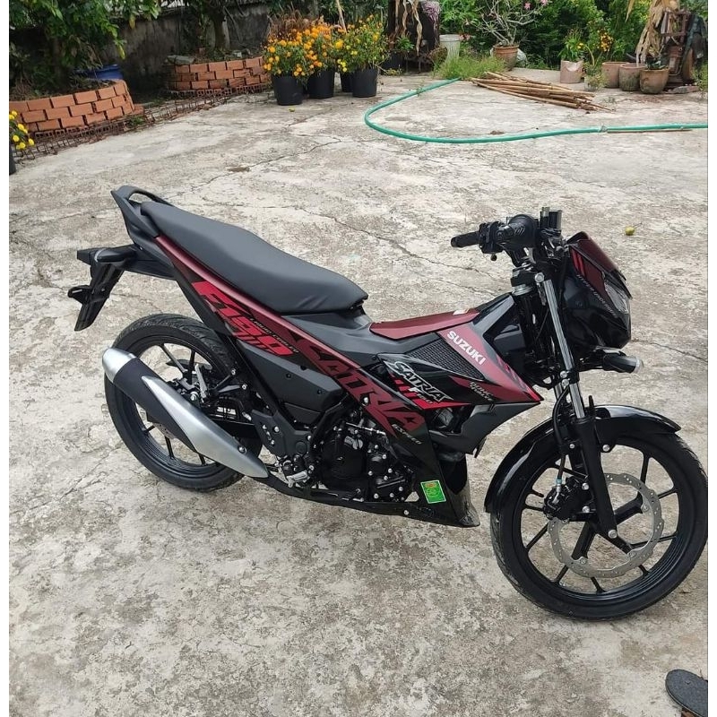 tem rời satria đen đỏ chế zin