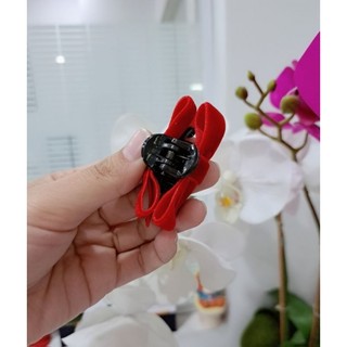 Gắp tóc nhí nơ nhung dễ thương