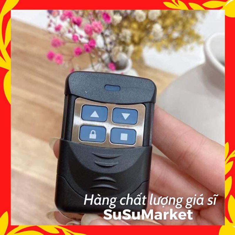 Remote Cửa Cuốn Học Lệnh Tần Số 433Mhz-315Mhz-310Mhz Viền Trắng Giá Sỉ.