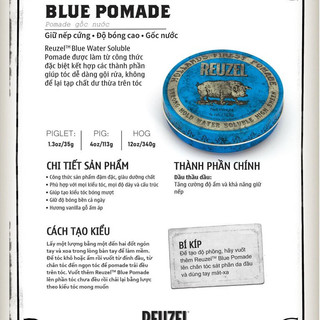 Sáp vuốt tóc Reuzel Pomade