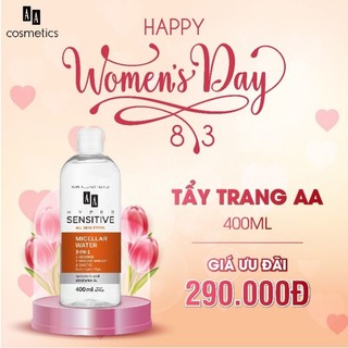 Nước tẩy trang aa cosmetics