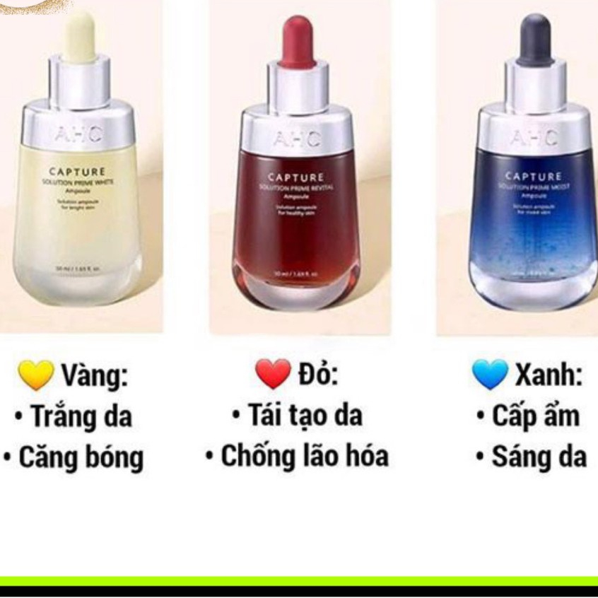 Mẫu Mới Tinh chất Capture Solution Max Ampoule AHC-Tinh Chất AHC Capture Solution Prime Ampoule