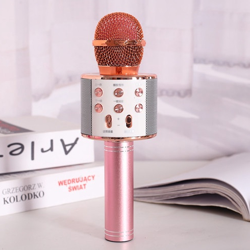 Micro Bluetooth Không Dây 858 Hát Karaoke Chất Lượng Cao