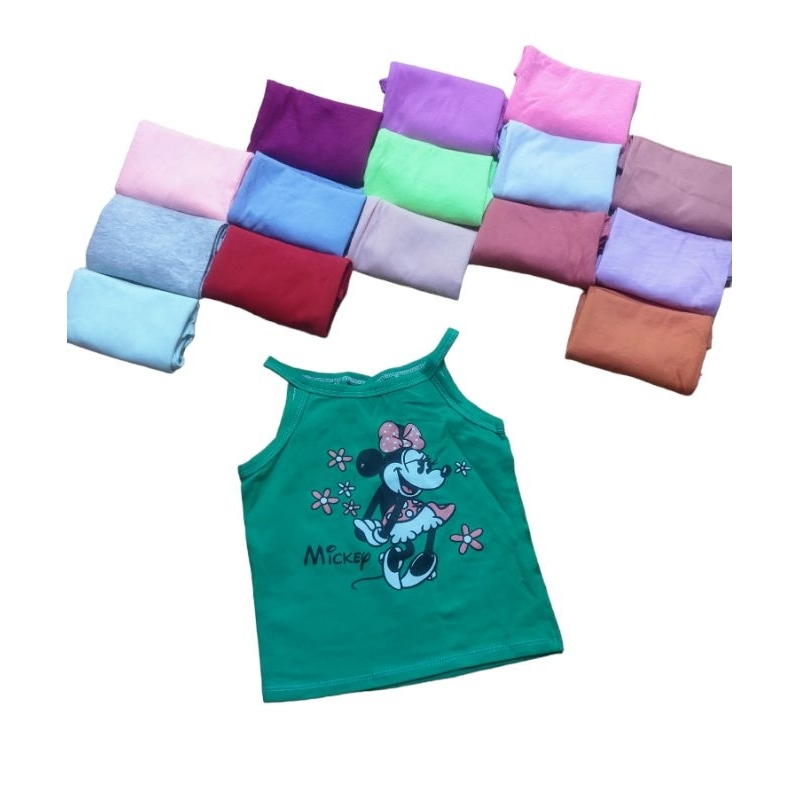 ÁO 2 DÂY BÉ GÁI ÁO THUN BÉ GÁI CỘC TAY COTTON 8-22KG