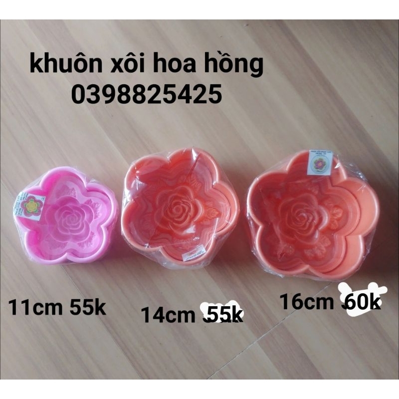 Khuôn xôi hoa hồng