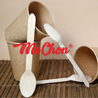 Thìa gỗ dùng 1 lần xuất khẩu SET 50 chiếc