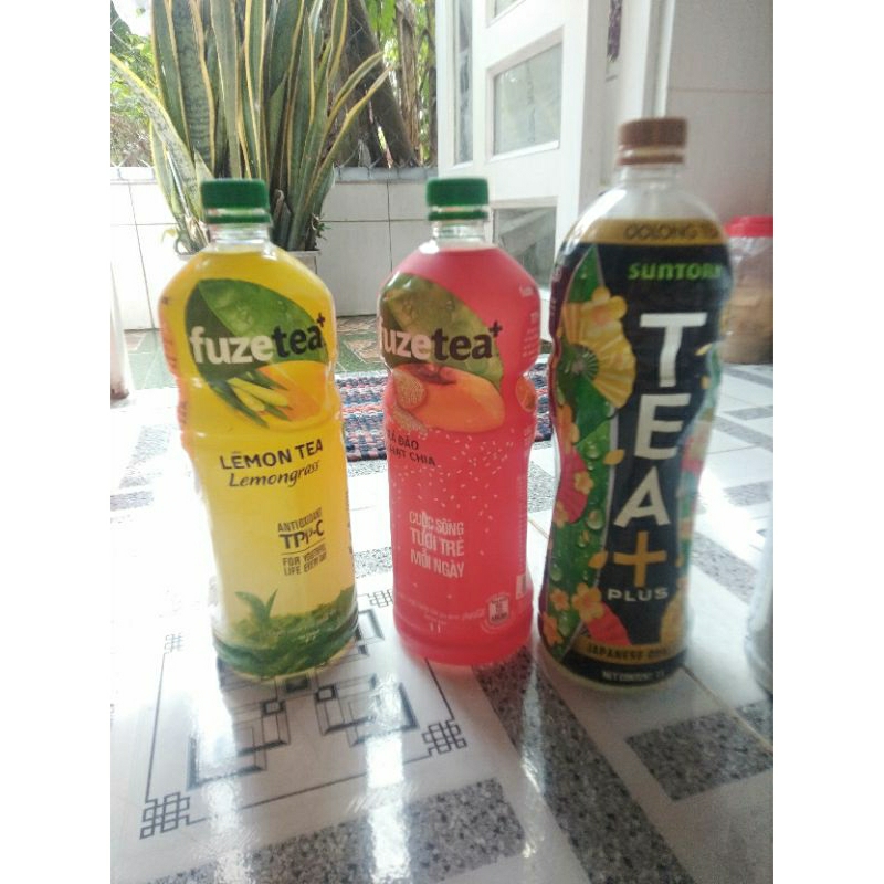 5 Chai nhựa cũ 1L, 1.5L NHIỀU MẪU