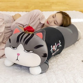 Gấu bông mèo hoàng thượng , thú nhồi bông mèo hoàng thượng nằm nhập khẩu
