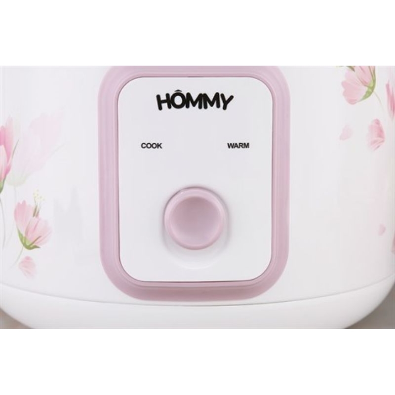 Nồi cơm điện nắp gài Hommy 1.8 lít X2522 + tặng ngay 01 kg đường mía