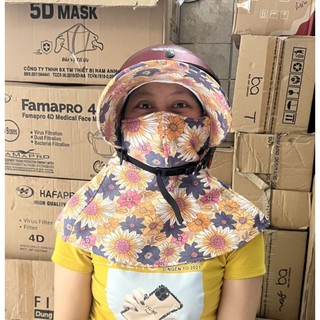 khẩu trang nón vành Bông