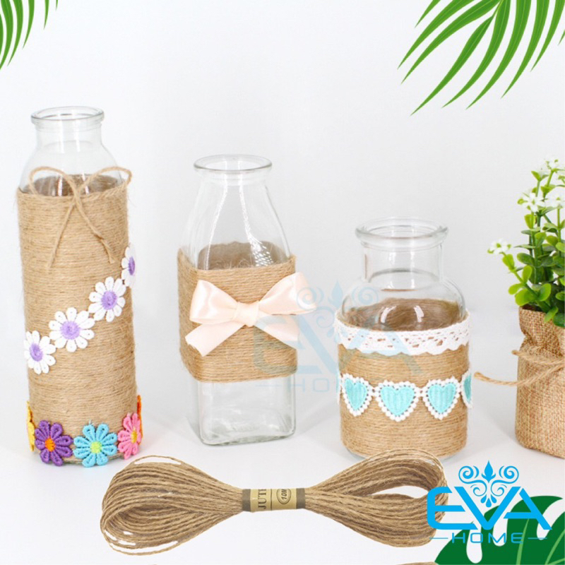 10 Mét Dây Bố Dây Thừng Dây Gai Trang Trí Handmade 2S 1.5mm