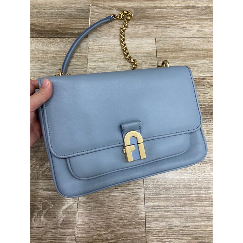 Túi si da thật hiệu Furla