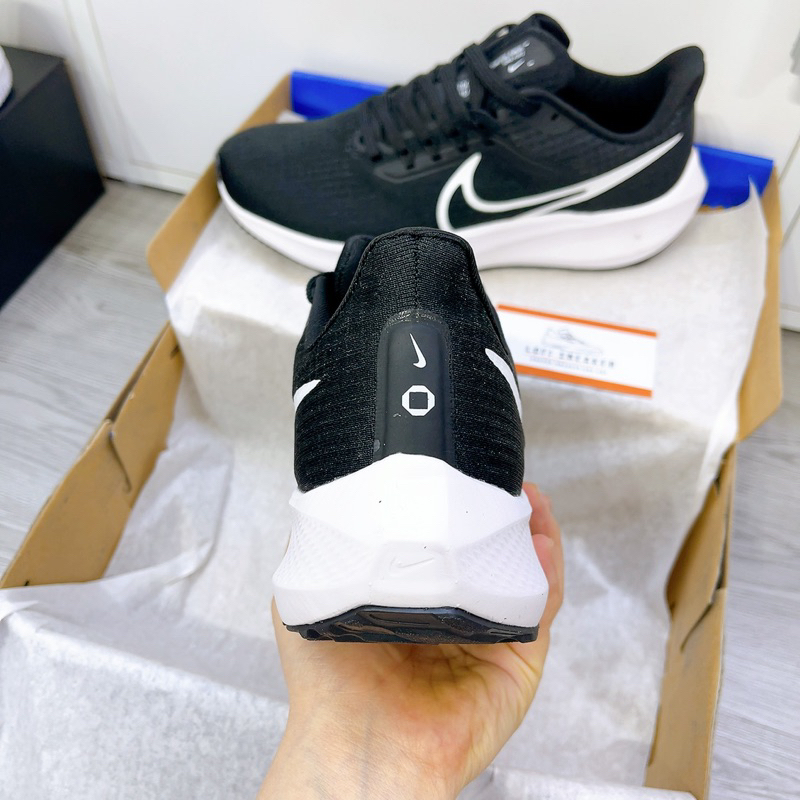 Giày chạy bộ nam nữ, N  Zoom Pegasus 39, Giày Running Trắng Đen