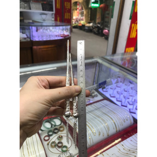 Trâm cài tóc bạc ta hoa văn đẹp nhiều mẫu