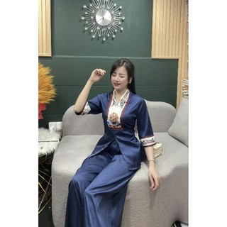 Bộ lam la hán , đồ lam đi chùa đẹp