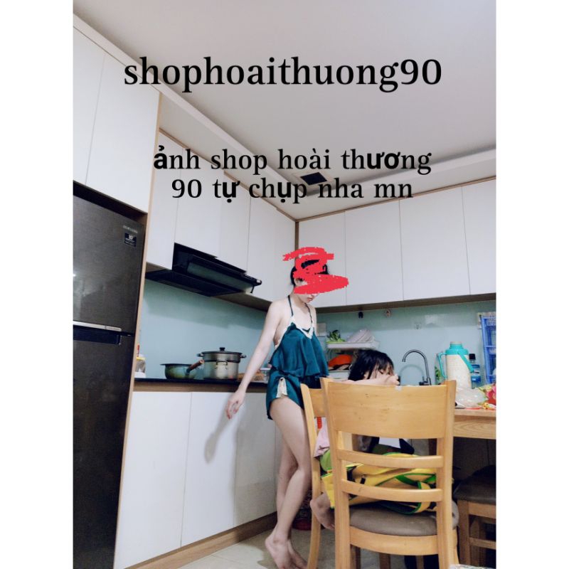 Set đồ ngủ kiểu yếm phối ren siêu xinh loại đẹp ( video cận chất )