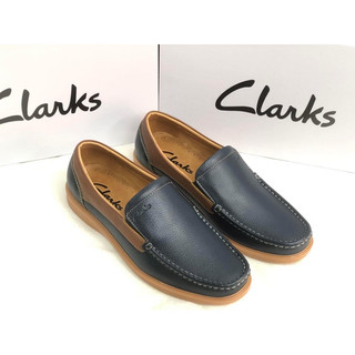 Giày lười mọi Clark.s - đế nâu