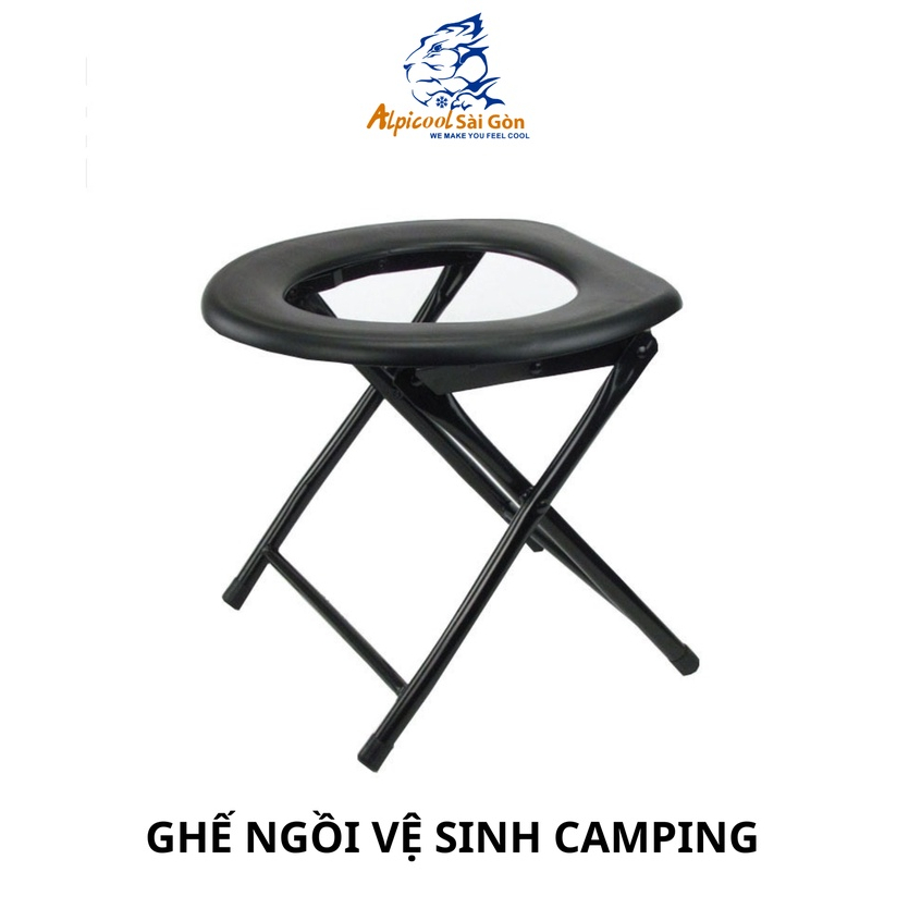 Ghế vệ sinh đa di năng gập gọn dã ngoại,cắm trại