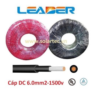 Dây cáp điện leader DC 4mm2 6 mm2 Chuyên dụng cho điện mặt trời