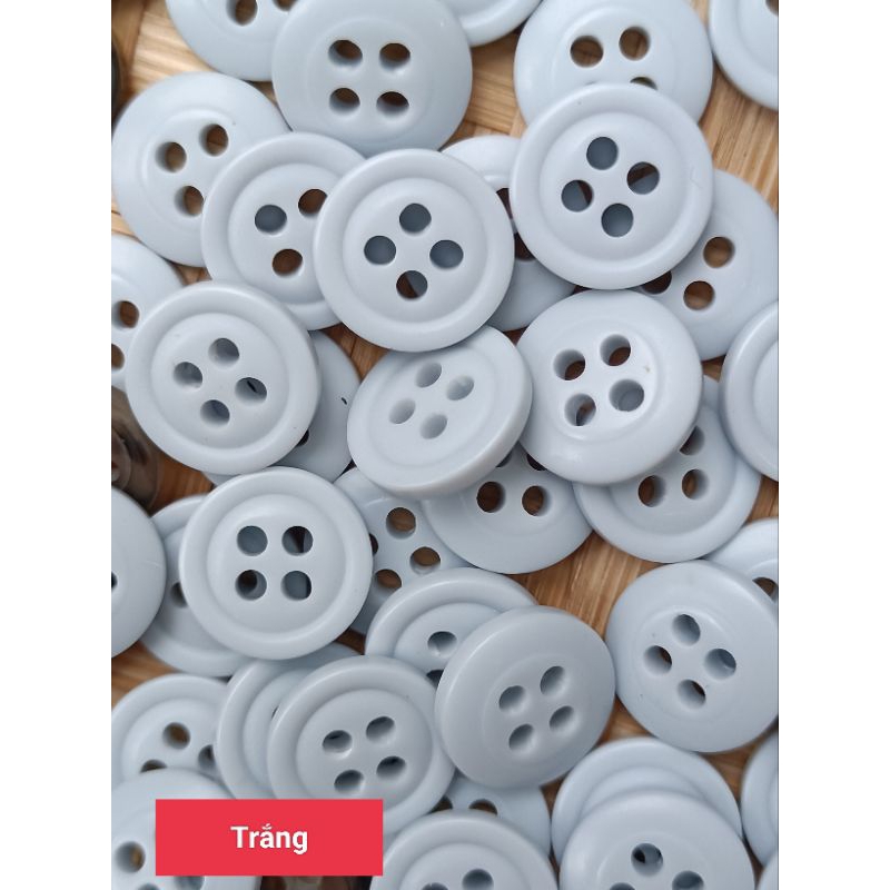 Gói 20 gam nút sơ mi size 1.2cm