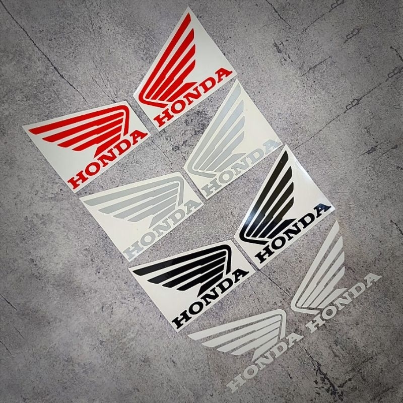 2 CHIẾC DECAL TEM  HONDA TRANG TRÍ DÁN XE MÁY TITAN HOLOGRAM