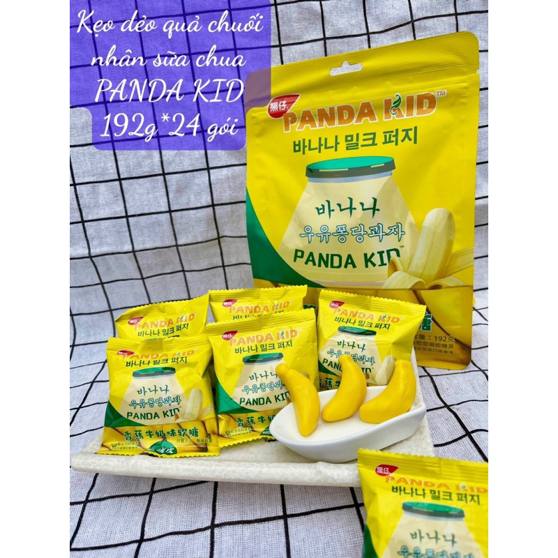 100G KẸO DẺO TRÁI CHUỐI NHÂN SỮA CHUA