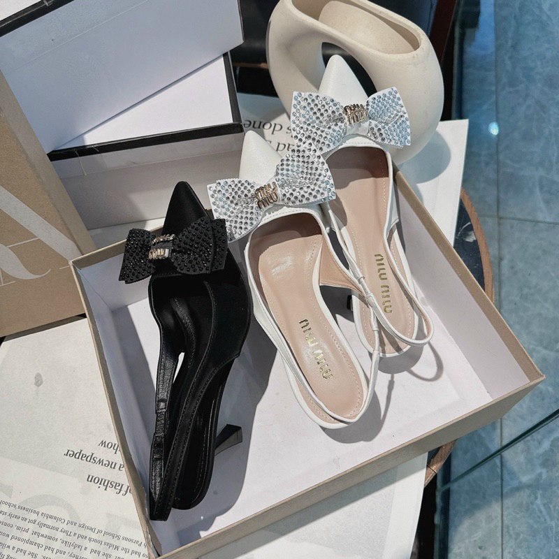 GIÀY GÓT NƠ MIUMIU XINH CỰC 😍