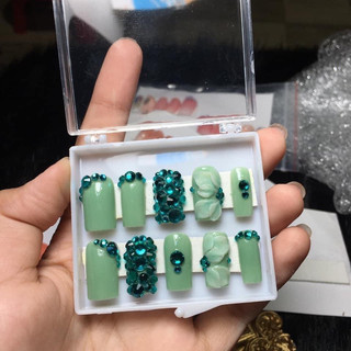 Miếng dán tạm móng úp nail, keo dán tạm móng úp nailbox miếng 10 ngón - V&K Beauty