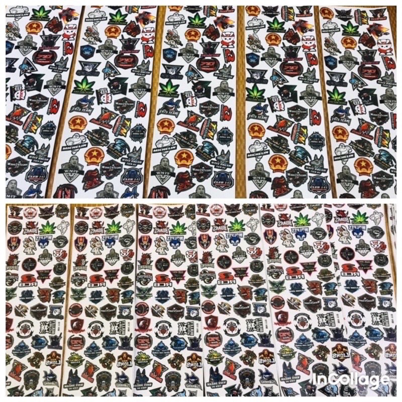 Tem Chế,Tem Ido,Tem Logo 43 Chi Tiết Trang Trí Xe Cực Đẹp.