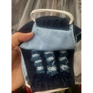 Khẩu trang vải jean