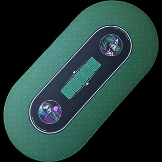 Thảm chơi poker cao cấp Joker Mat (bo viền, 70x140x0.3 cm)