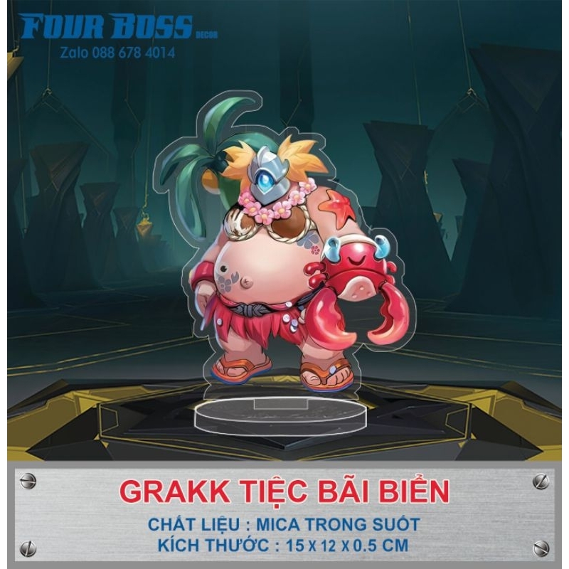 Mô Hình Tướng Grakk Tiệc Bãi Biển Trong Game Liên Quân Mobile - Arena of Valor