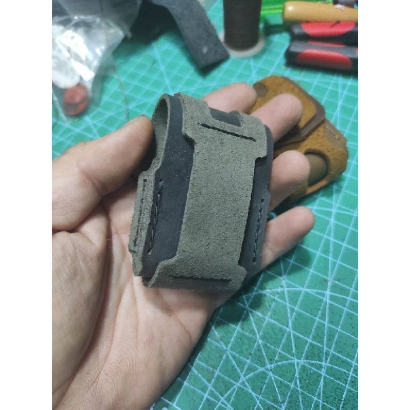 Bao da zippo da b.ò handmade siêu chất