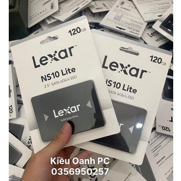 Ổ cứng SSD 120GB / 128GB / 240GB / 256GB Lexar NS100 Lite 2.5” SATA III (6Gb/s)