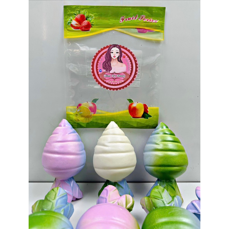 Squishy Củ Cải Best Seller  Chất Siêu Đã Có 2 Màu- Kèm Bao Bì • Lỗi Cuốn Do Mềm