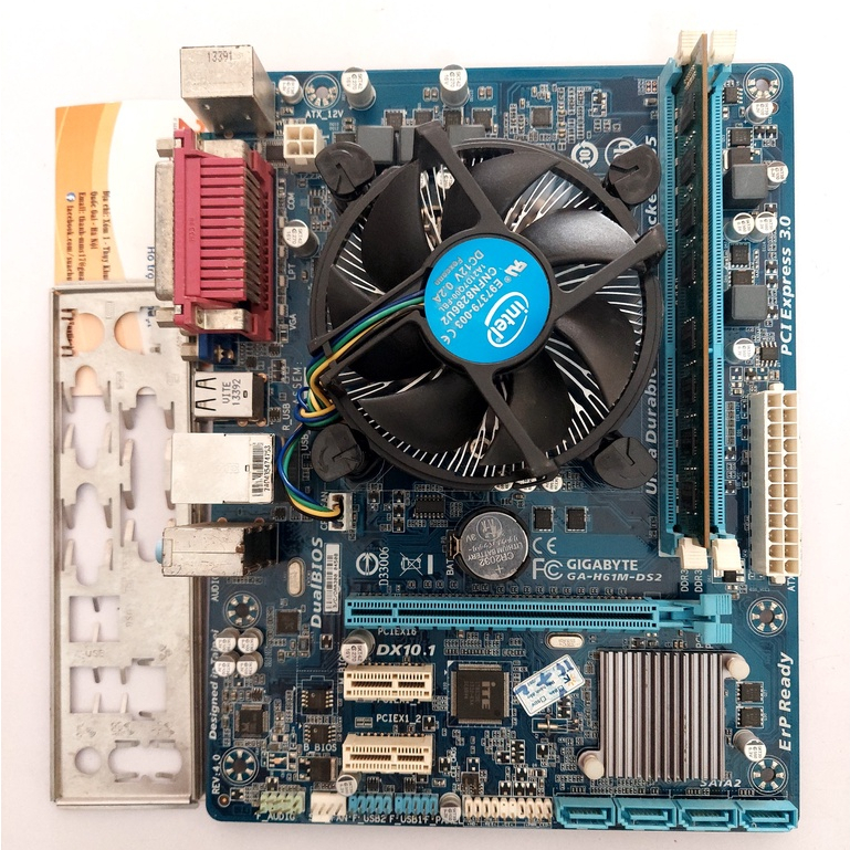 COMBO Main Gigabyte H61 + I5 3470 + Ram 4GB DDR3 Bus 1600