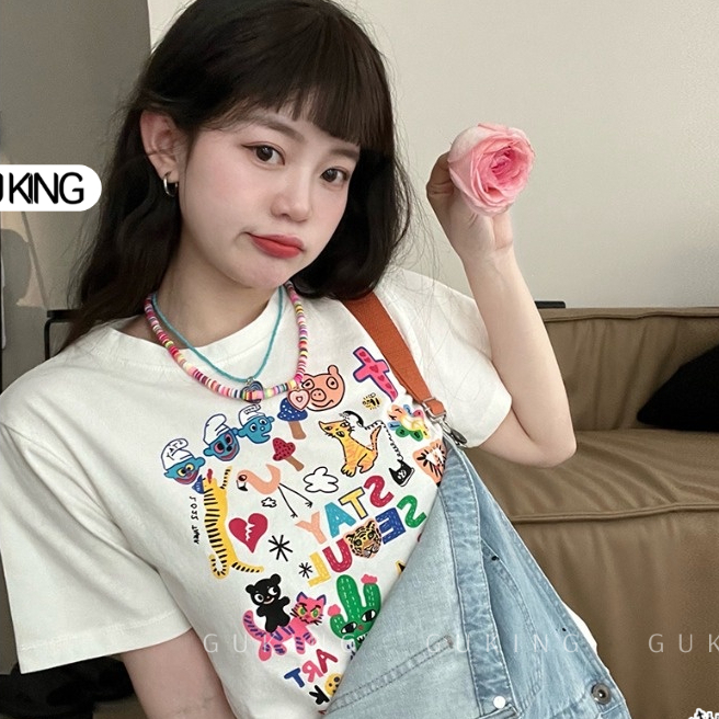 Áo Croptop Nữ Cổ Tròn Tay Ngắn STAY SEOUL Đẹp Ôm Body, Áo Thun Chất Borip Kiểu Nữ Cute