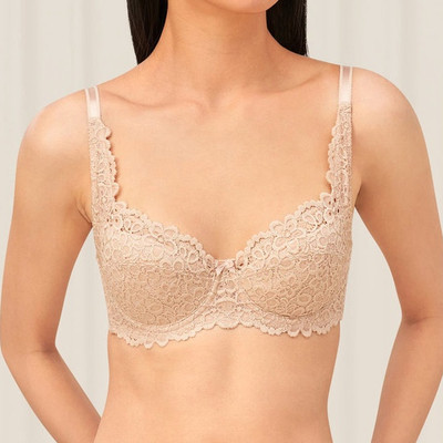 Áo ngực nữ ren Triumph 163 mỏng, có gọng, ôm ngực nhiều màu