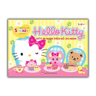 Sách - (Combo 5 cuốn) Sticker Hello Kitty (3-8 Tuổi)
