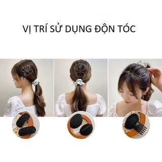 Độn mái giúp phồng tóc Hàn Quốc
