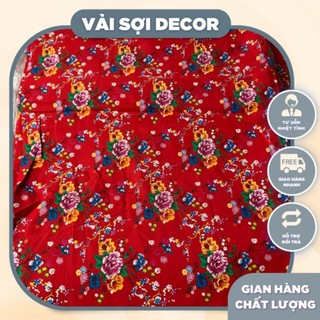 Vải hoa mai, vải hoa đào khổ 1,6m