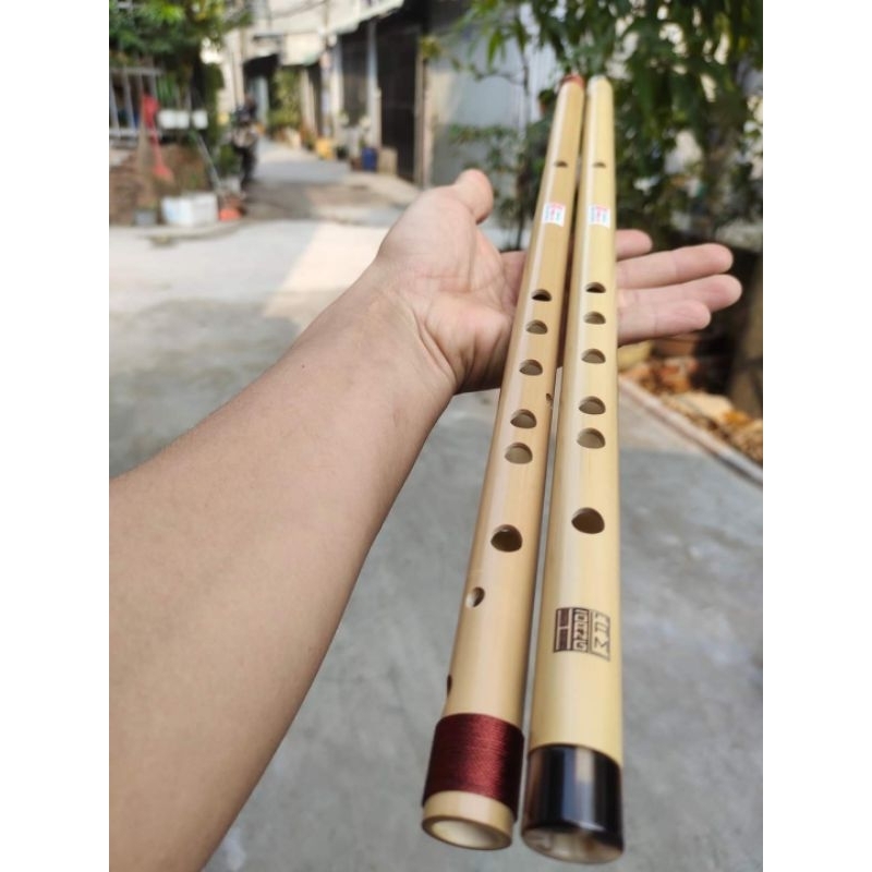 Cặp sáo trúc bấm 6 lỗ và bấm 10 lỗ tone cơ bản chuẩn âm hỗ trợ cho người mới tập chơi dễ dàng